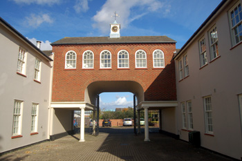 New entrance to offices in former Union Workhouse October 2008